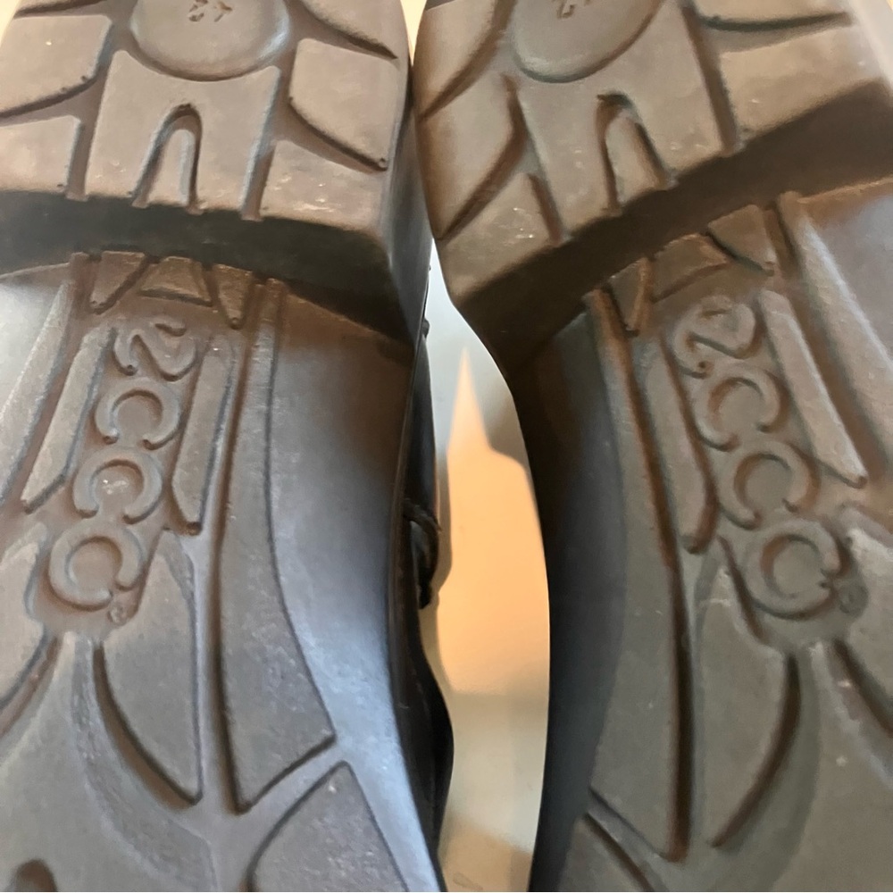 ECCO Women's Mary Jane Slingback Comfort Shoes Black Leather 42 (US 11) - Picture 11 of 12